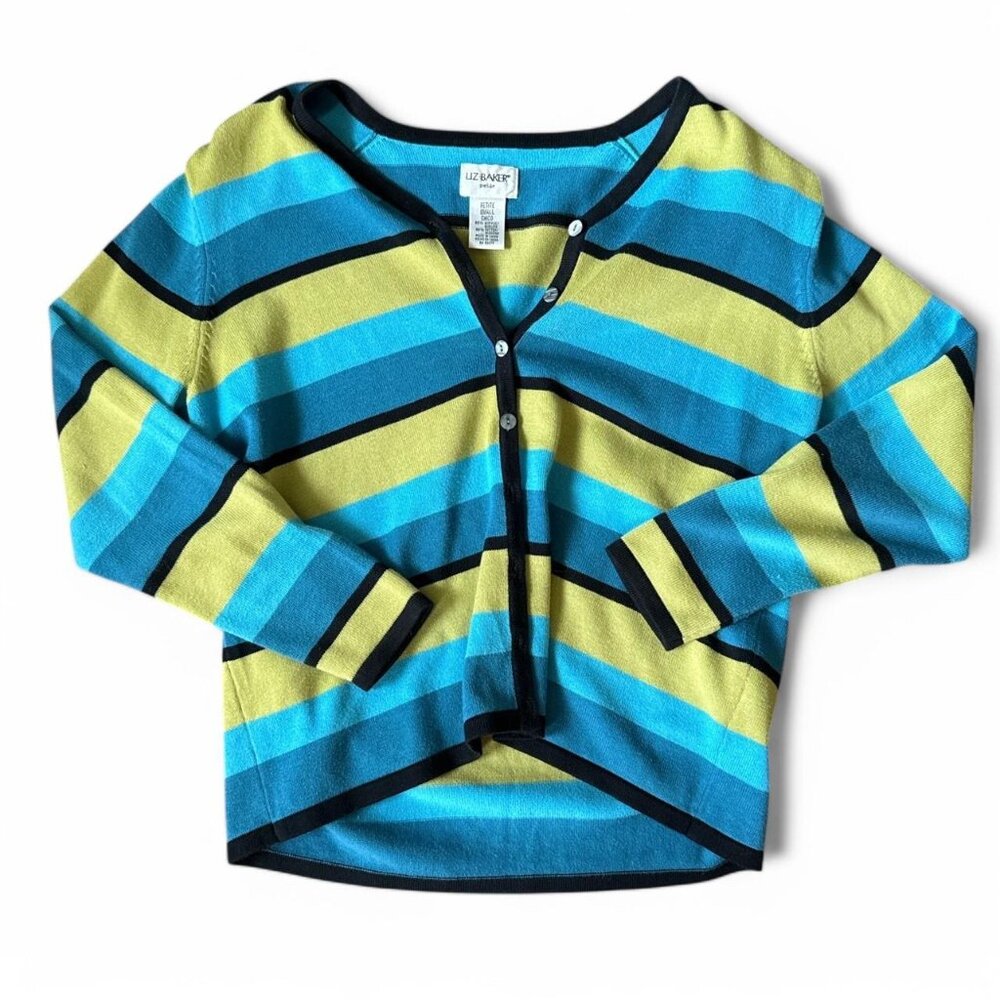 Liz Baker Striped Cardigan